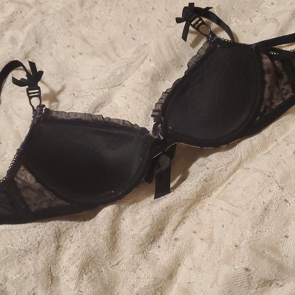 Leopard print lace trimmed bra - Picture 5 of 5